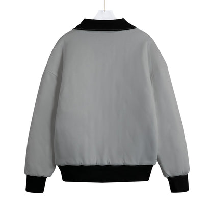 Pinwear  Unisex Knitted Fleece Lapel Outwear